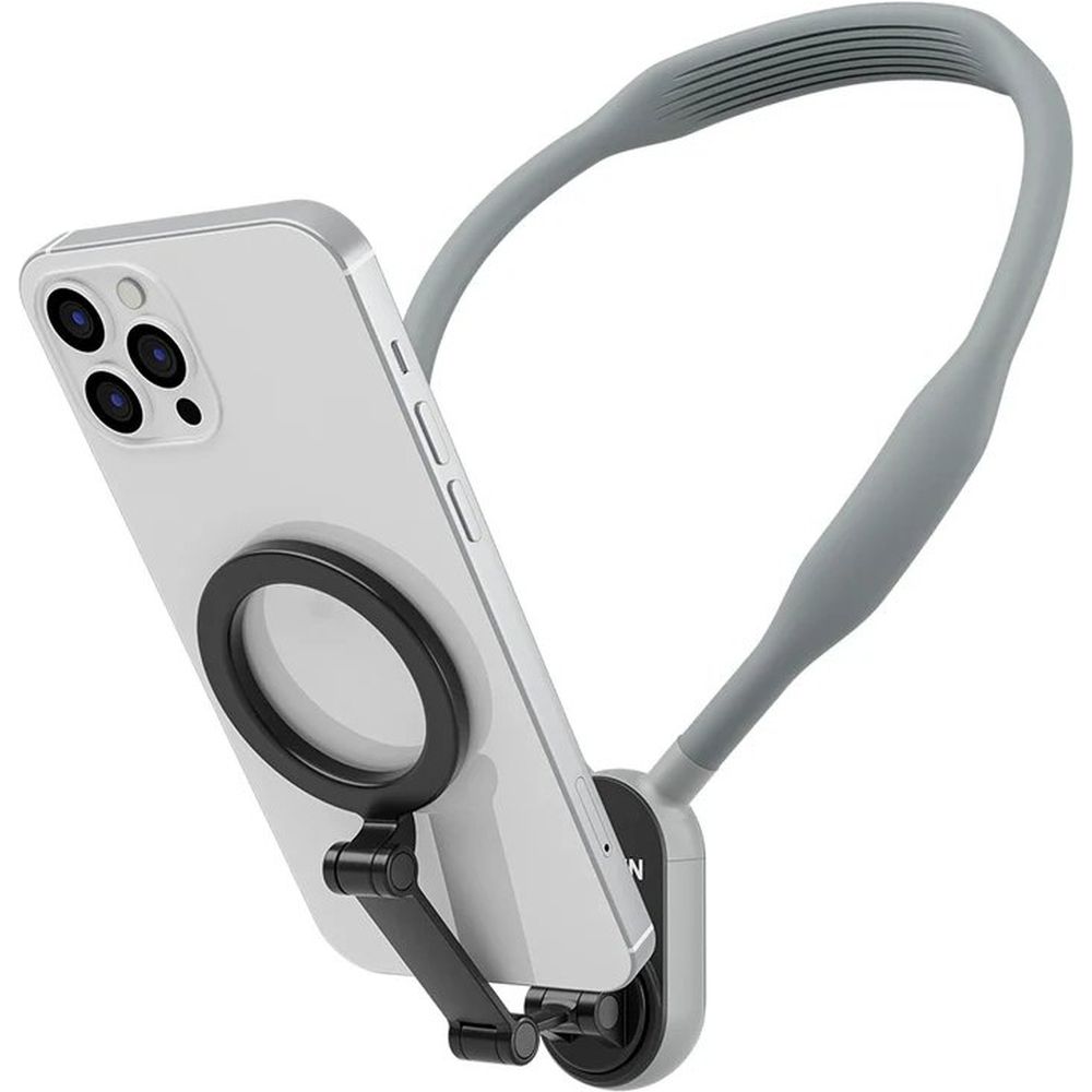 Telesin MagSafe Smartphone-Nackenhalterung XL – grau