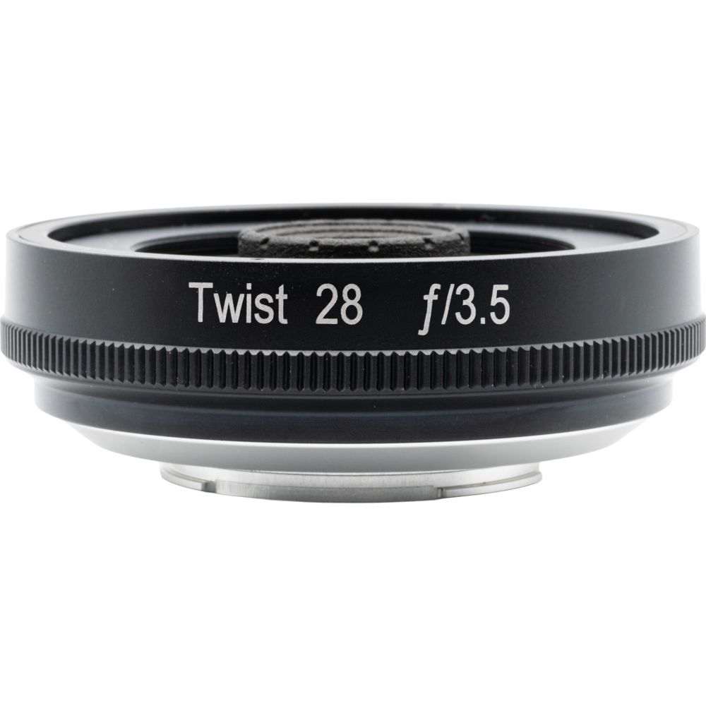 Lensbaby Twist 28 con custodia a conchiglia per Sony E