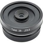 Lensbaby Twist 28 con custodia a conchiglia per Sony E