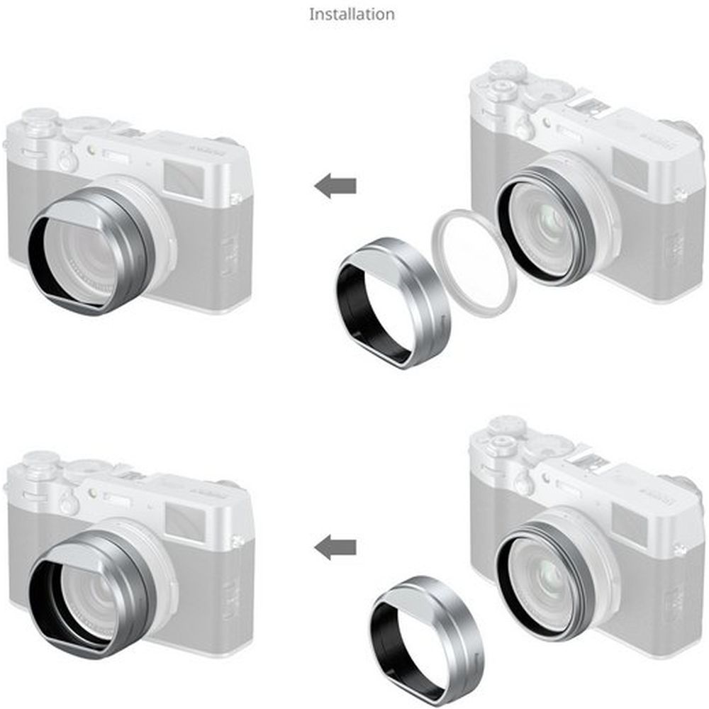 SmallRig 5849 Paraluce per Fujifilm X100VI / X100V, argento