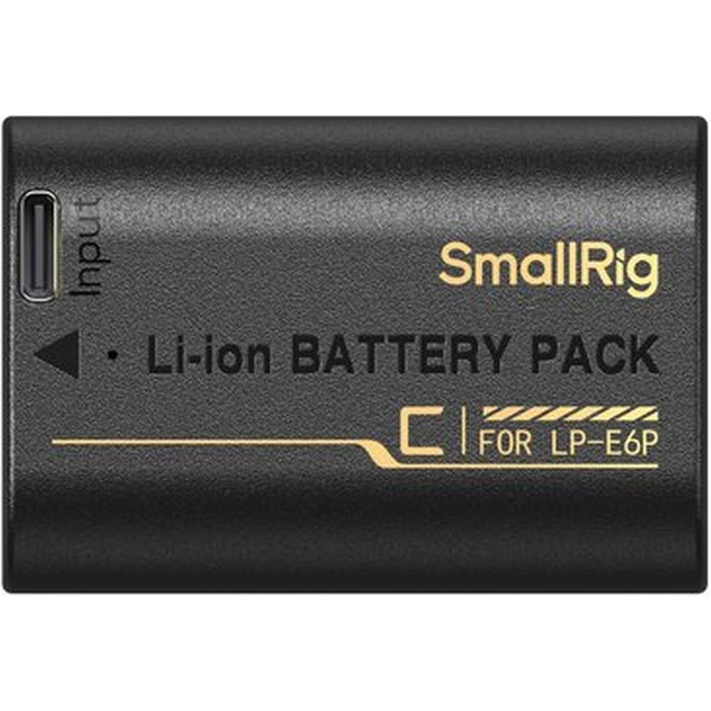 SmallRig 5295 Kameraakku mit USB-C-Ladeanschluss für Canon LP-E6P