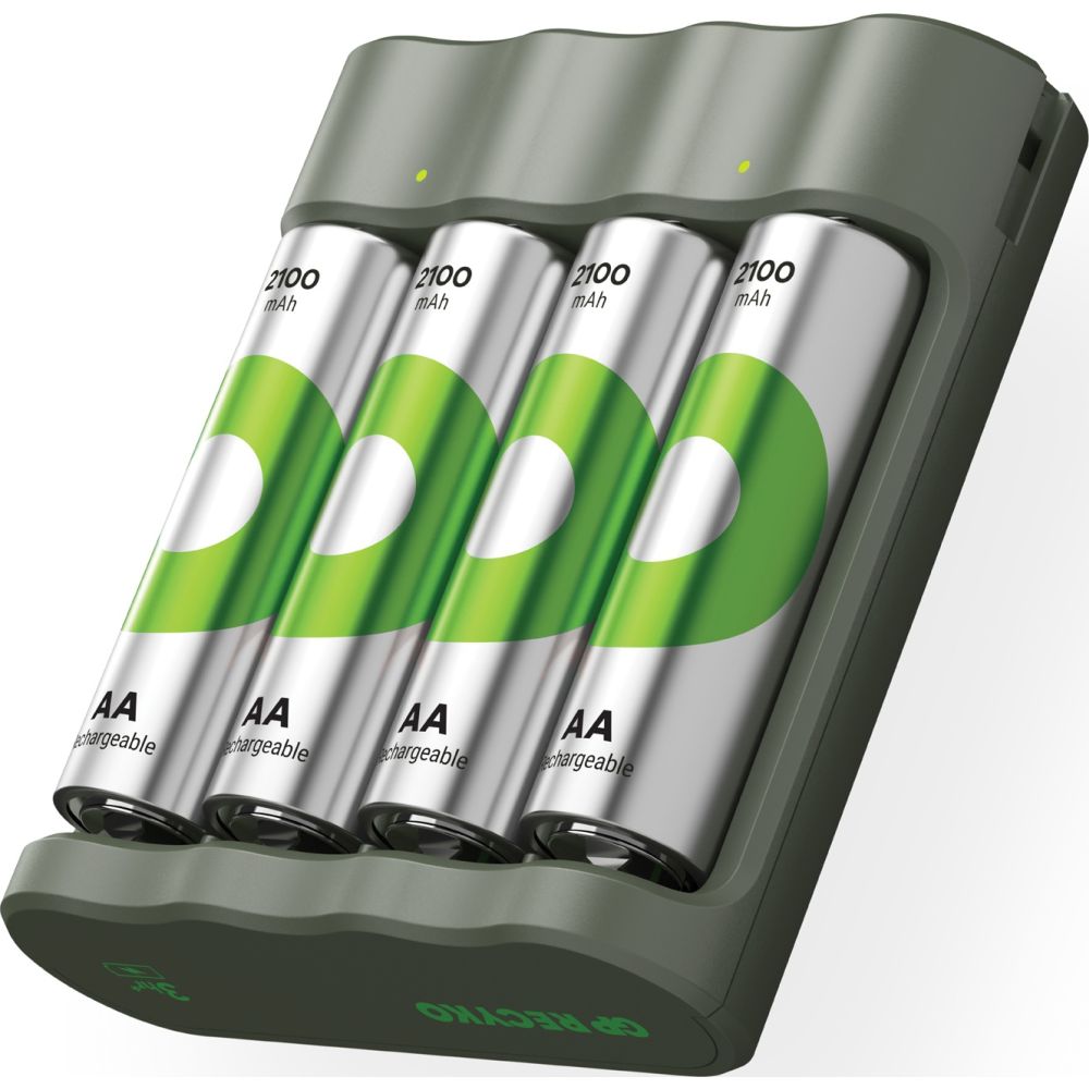 GP RECYKO B441 Ladegerät inkl. 4x AA 2100mAh