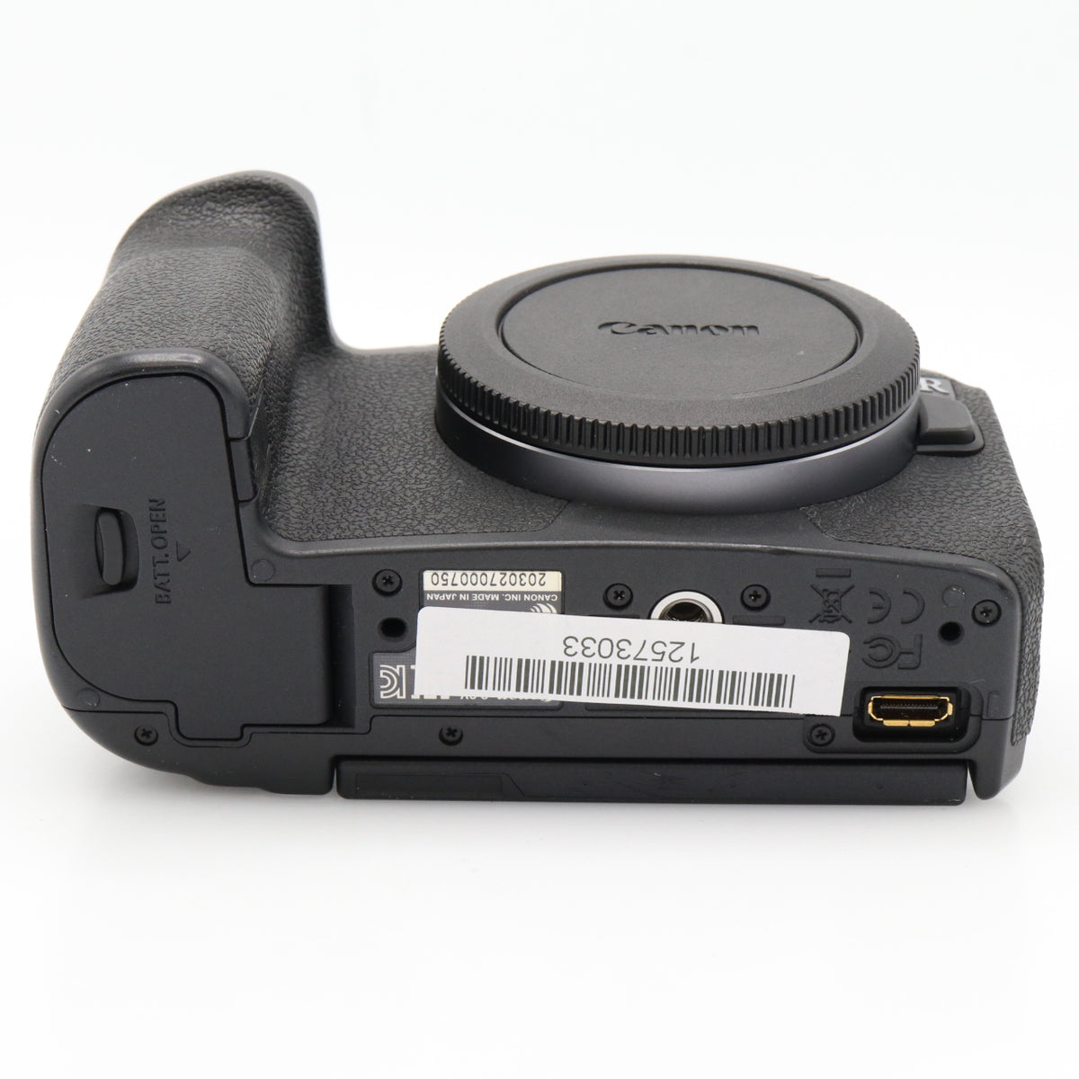 Canon EOS R body used