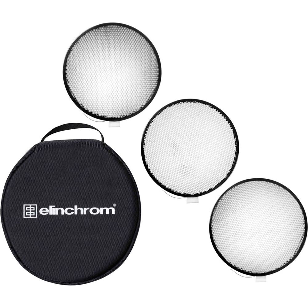 Elinchrom Round Grid KIT 12/20/30° for 21cm Standard Reflector