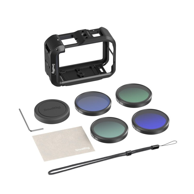 SmallRig 6374 Advanced Camera Cage Kit with Filters for DJI Osmo Action 6