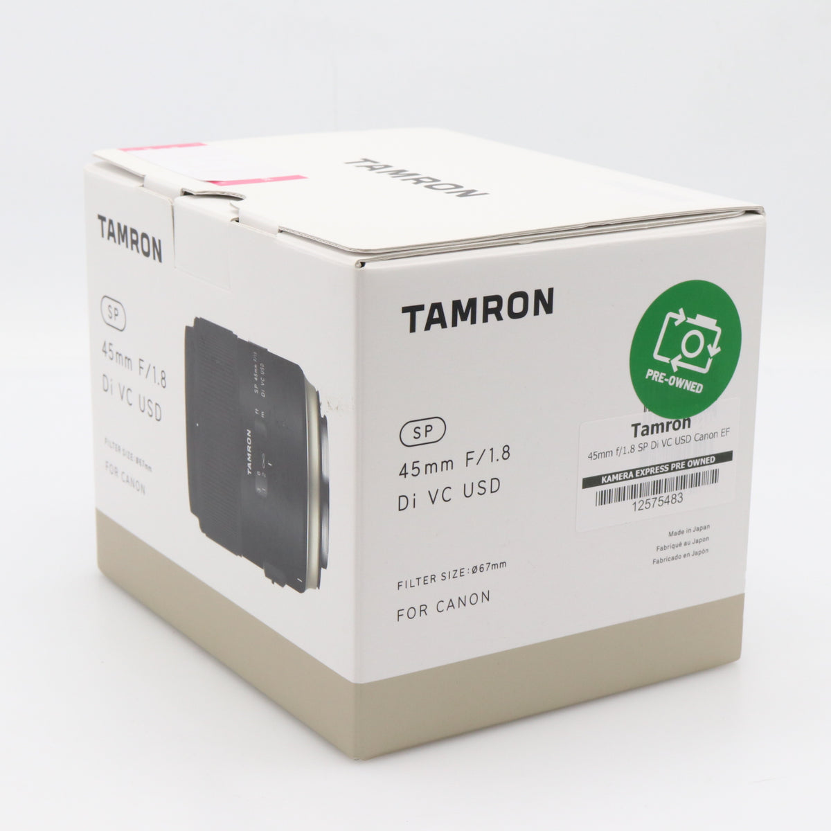 Tamron 45mm f/1.8 SP Di VC USD Canon EF usato