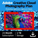 Adobe Creative Cloud Photography Plan - stockage cloud de 1 To - 24 mois/1 appareil - Multilingue (PC/Mac)
