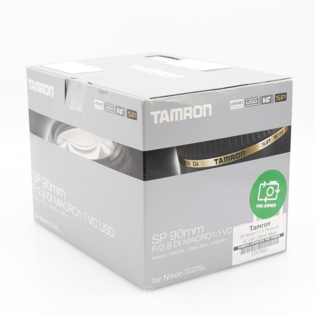 Tamron SP 90mm f/2.8 Macro Di VC USD (F004) Nikon segunda mano