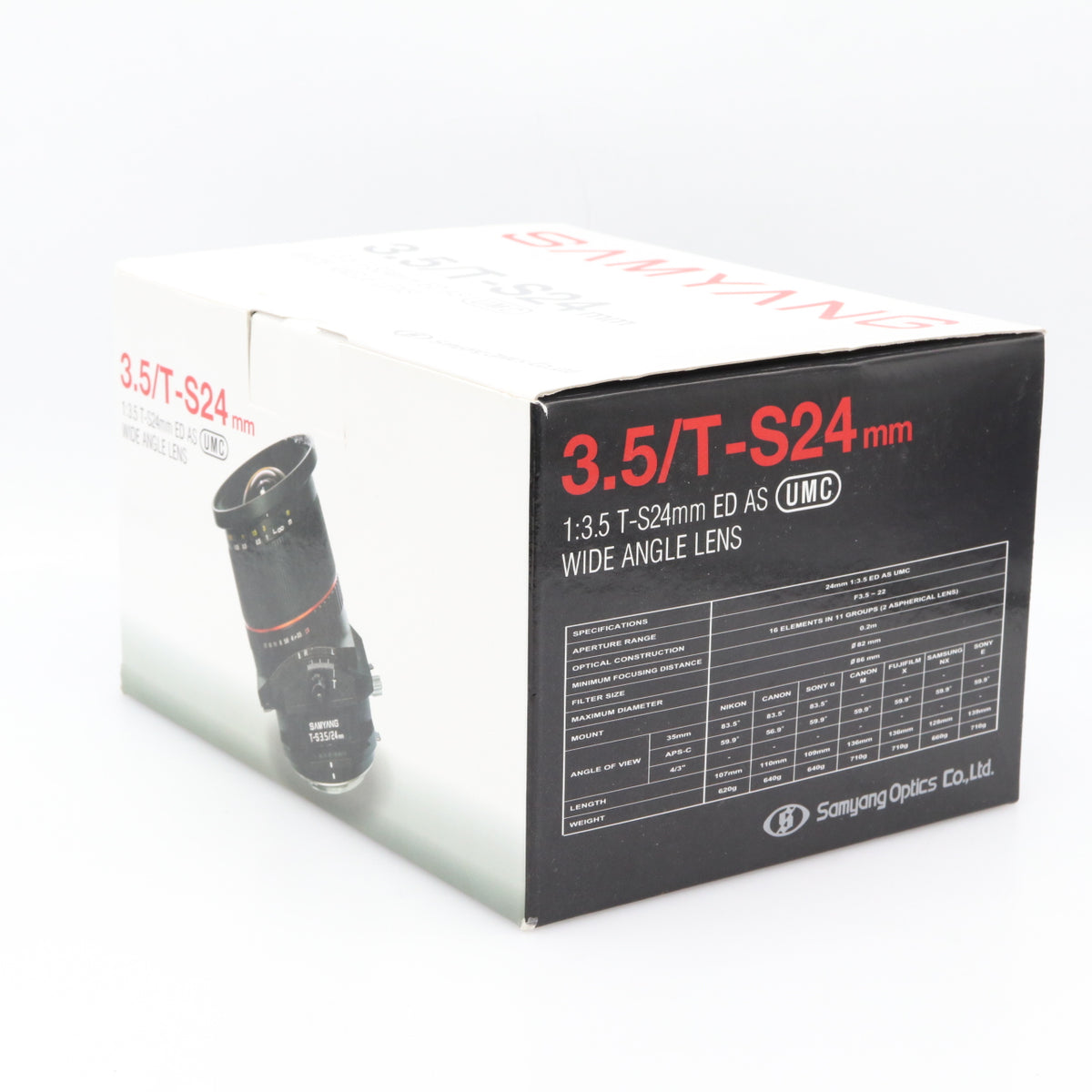 Samyang T-S 24mm f/3.5 ED AS UMC Tilt/Shift Canon segunda mano