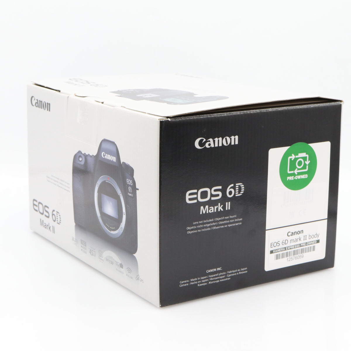 Canon EOS 6D mark II cuerpo segunda mano