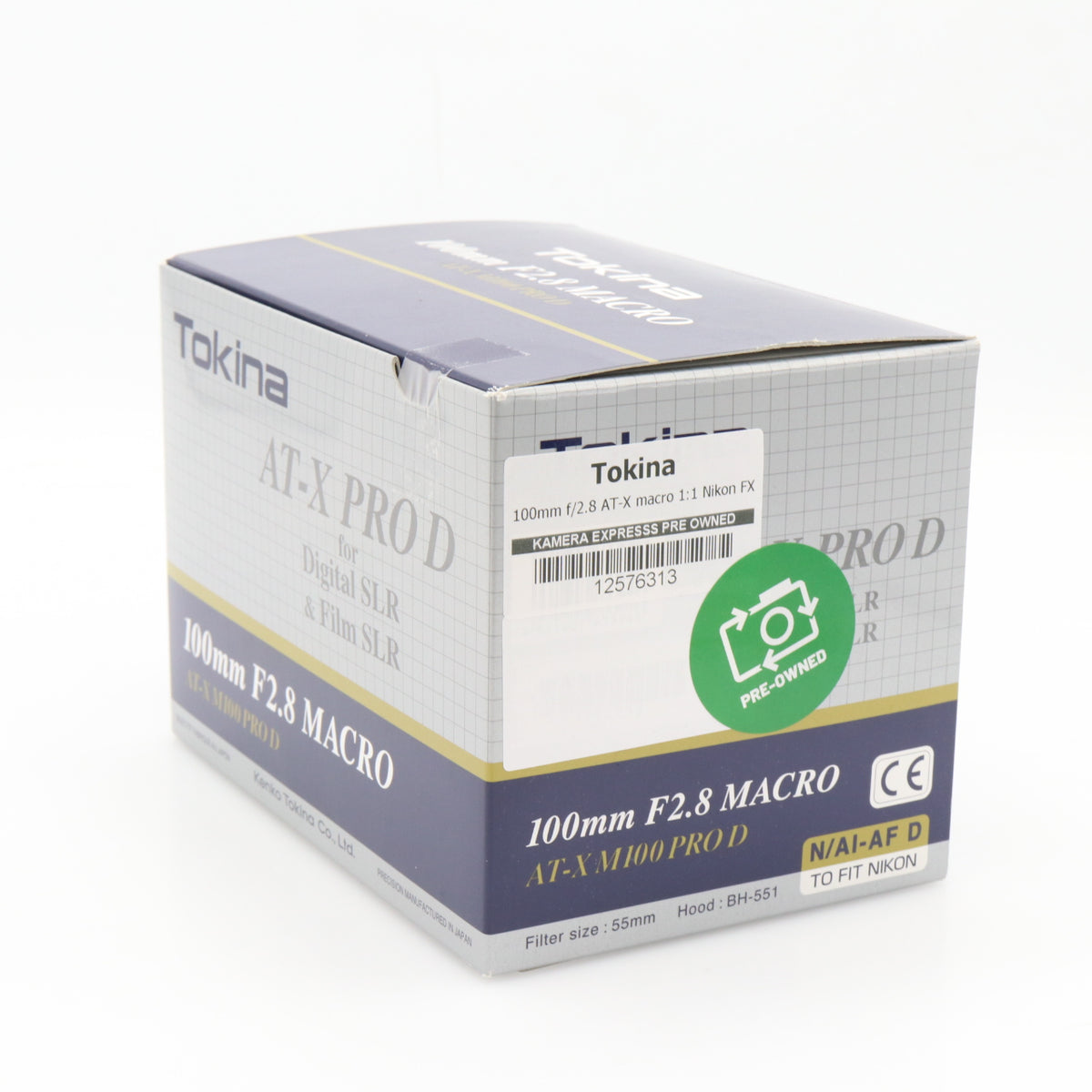 Tokina 100mm f/2.8 AT-X macro 1:1 Nikon FX occasion