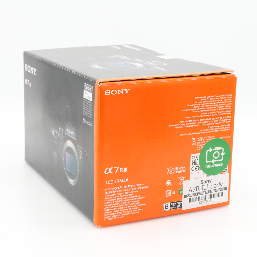 Sony A7R III boîtier occasion