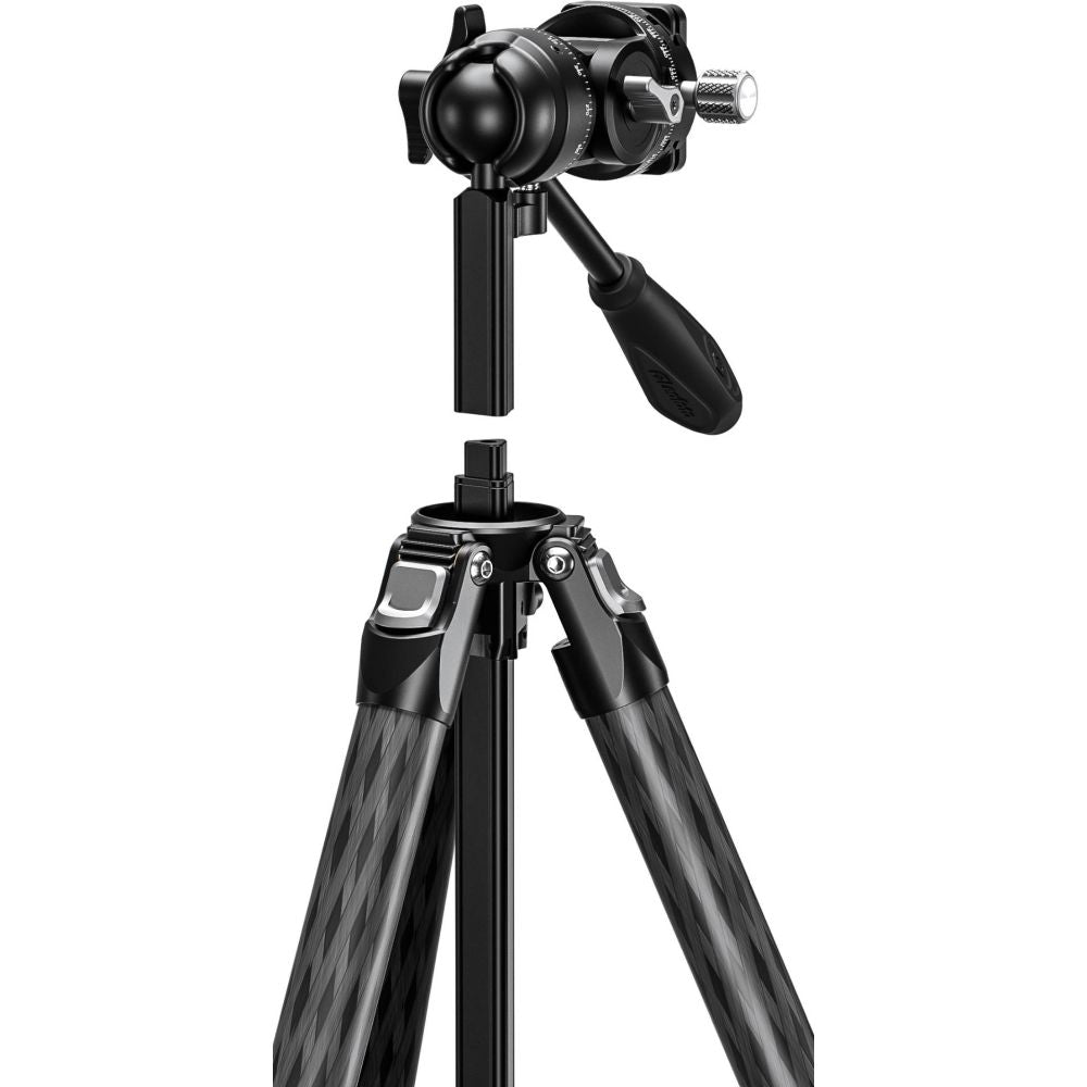 Leofoto CNC LY-265CV Trípode, negro