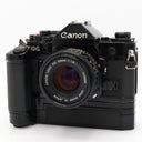 Canon A-1 cuerpo + motor-drive + FD 50mm f/1.8 segunda mano