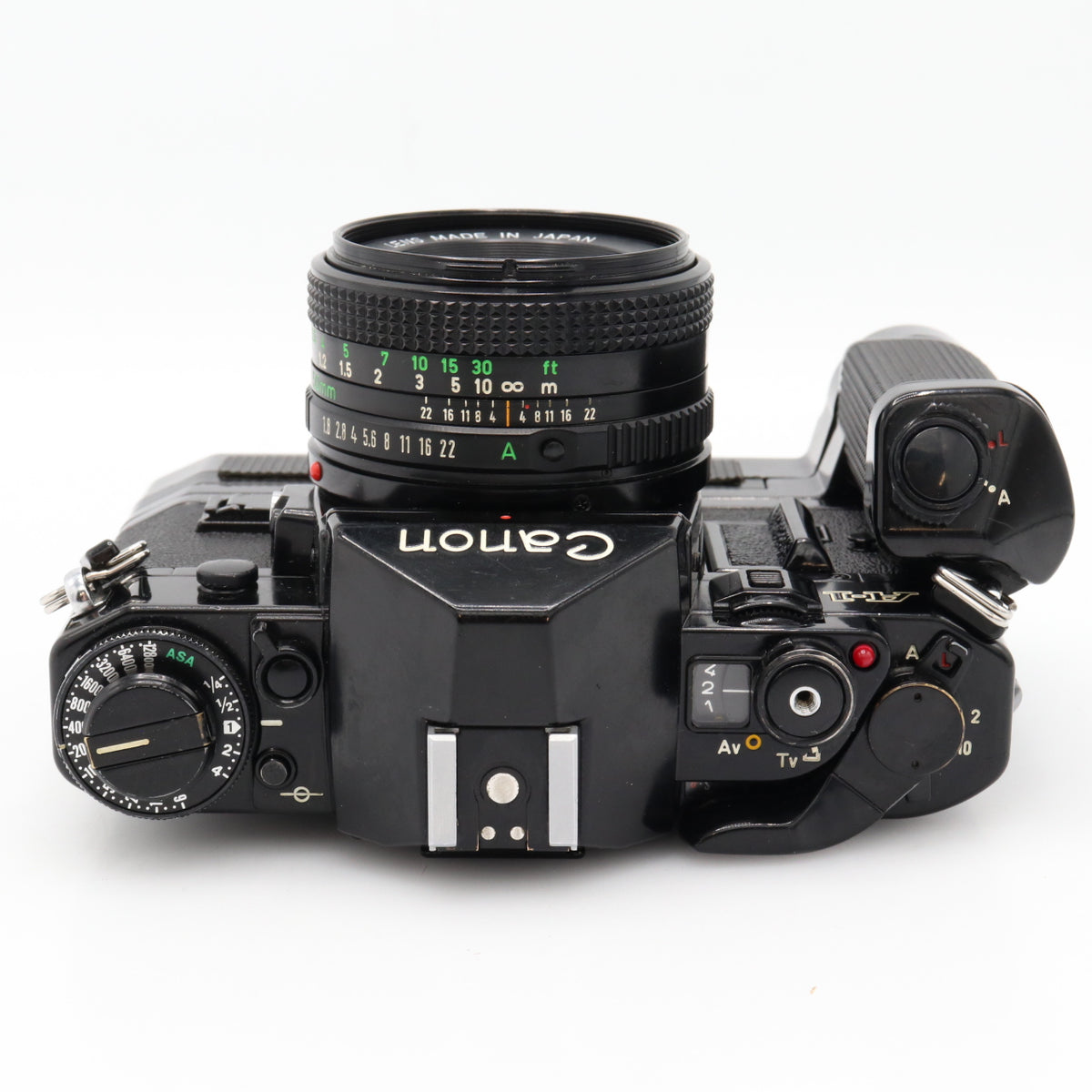 Canon A-1 cuerpo + motor-drive + FD 50mm f/1.8 segunda mano