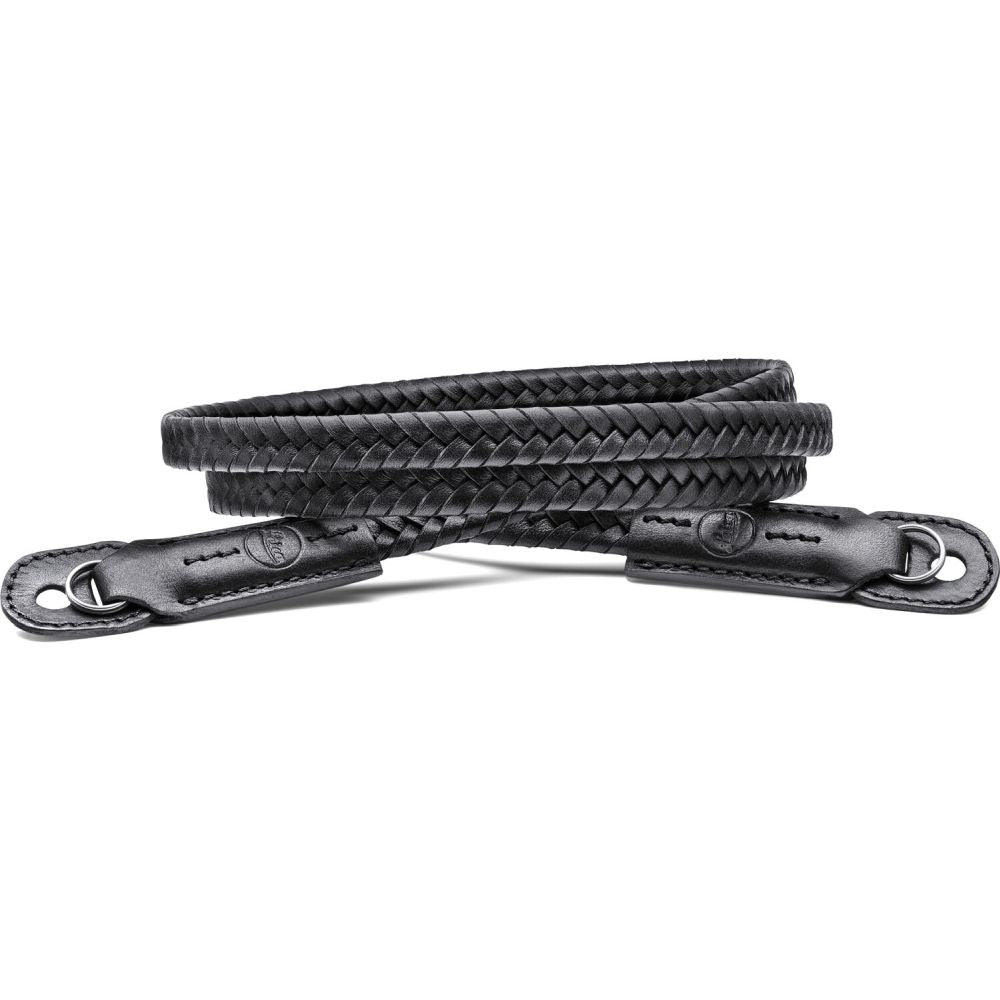 Leica 19695 Carrying Correa, leather, braided,negro