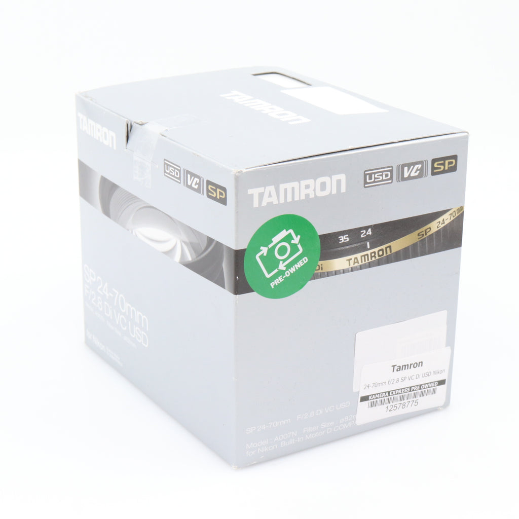 Tamron 24-70mm f/2.8 SP VC Di USD Nikon occasion