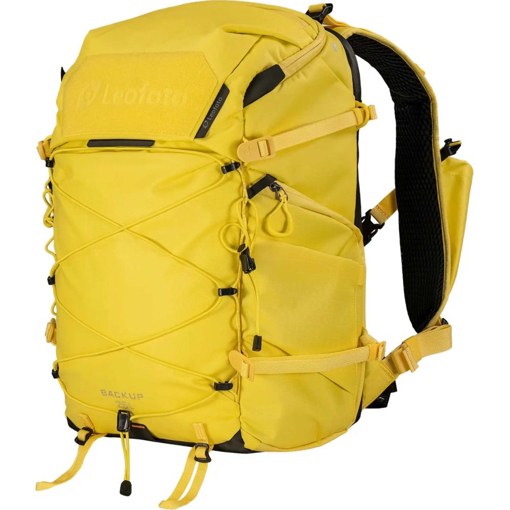 Leofoto Outdoor Series Mochila de 25 litros, color amarillo (solo la mochila).
