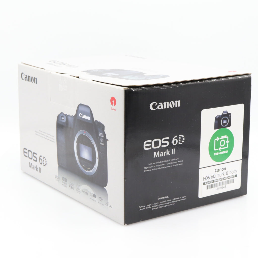 Canon EOS 6D mark II body tweedehands