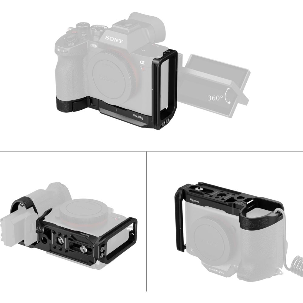 SmallRig 6706 Placa de montaje en forma de L para Sony Alpha 7R VI