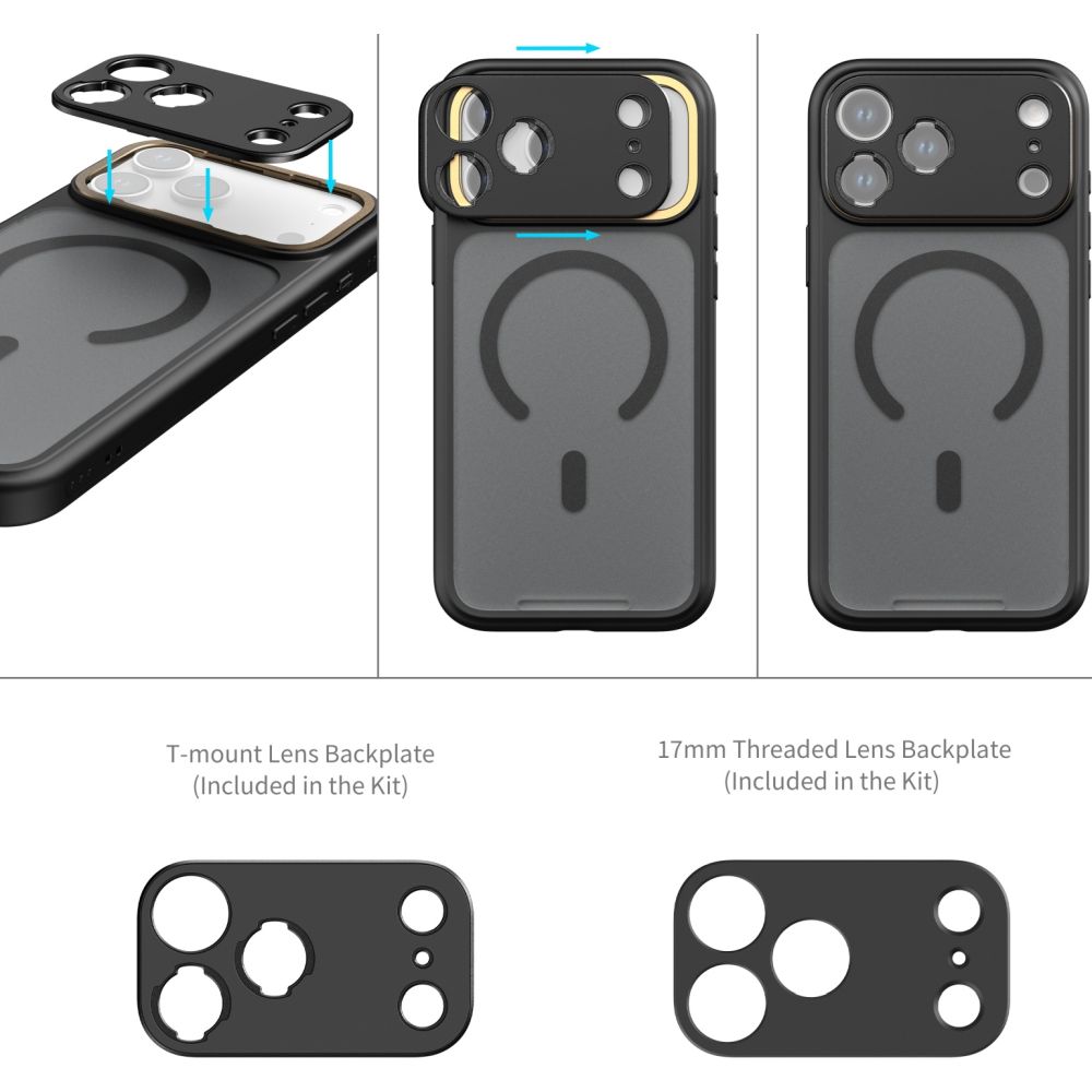 SmallRig 5553 FilMov Kit de agarre fotográfico para iPhone 17 Pro