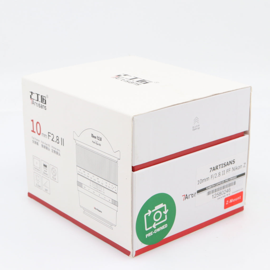 7artisans 10mm F/2.8 II FF Nikon Z occasion