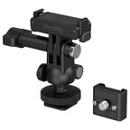 SmallRig 6396 Quick Release Adapter mit Cold Shoe Mount und Mini-Kugelkopf für DJI Osmo Action 6 / Nano