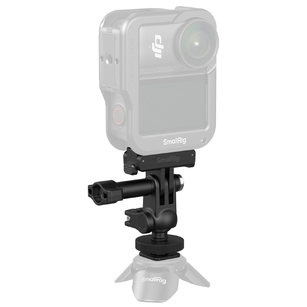 SmallRig 6396 Quick Release Adapter mit Cold Shoe Mount und Mini-Kugelkopf für DJI Osmo Action 6 / Nano