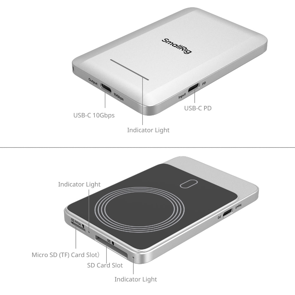 SmallRig 6293 Multifunktionale Portable SSD - 2TB