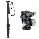 Leofoto Monopod MP-285C y monopod tilt rótula VH-10S