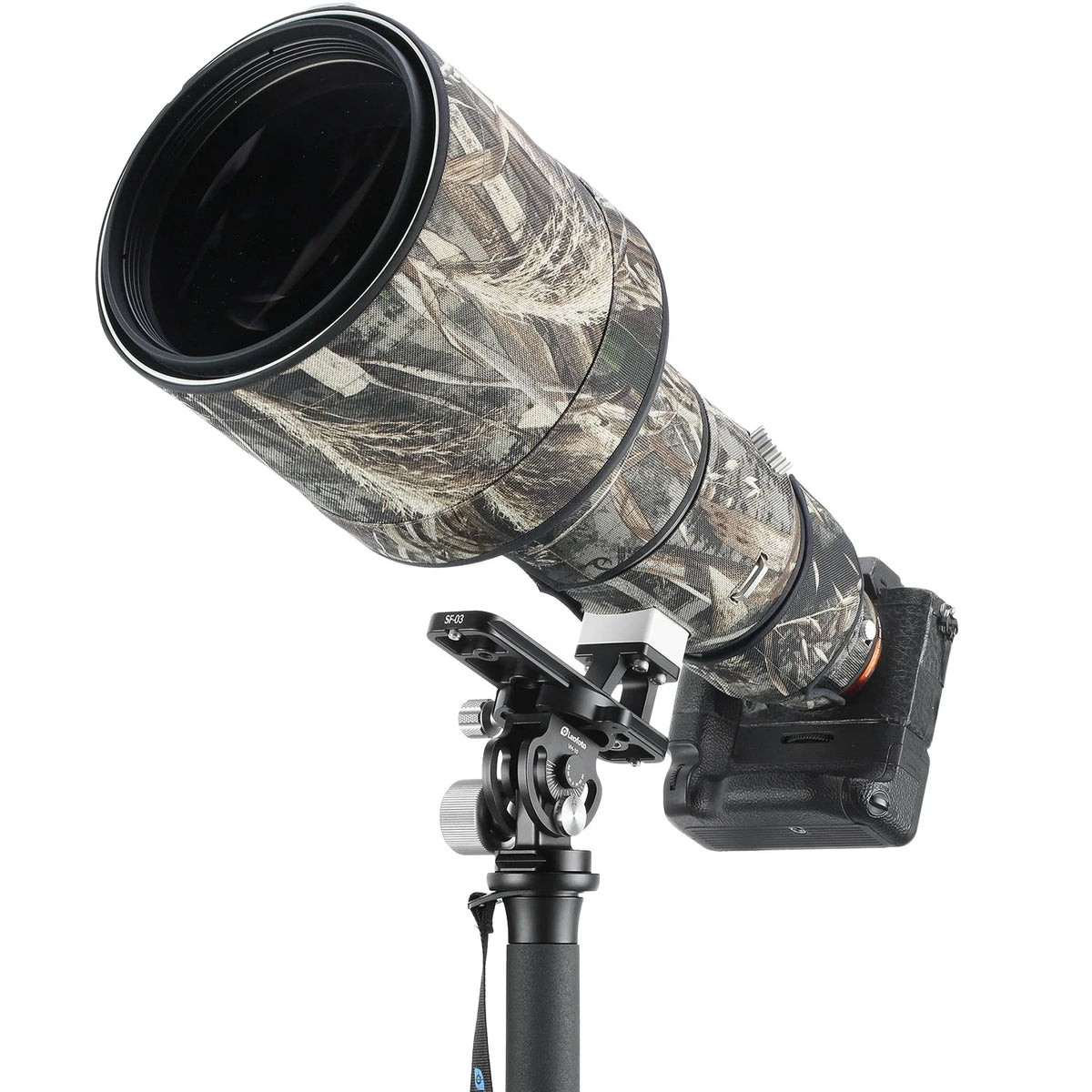 Leofoto Monopod MP-285C y monopod tilt rótula VH-10S