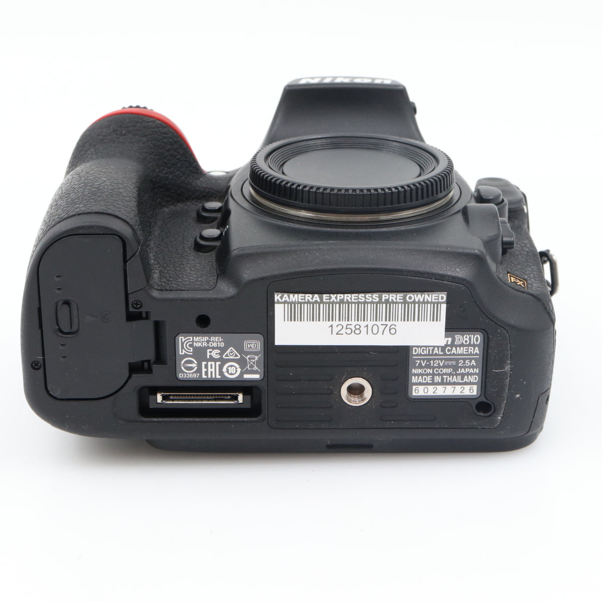 Nikon D810 body tweedehands
