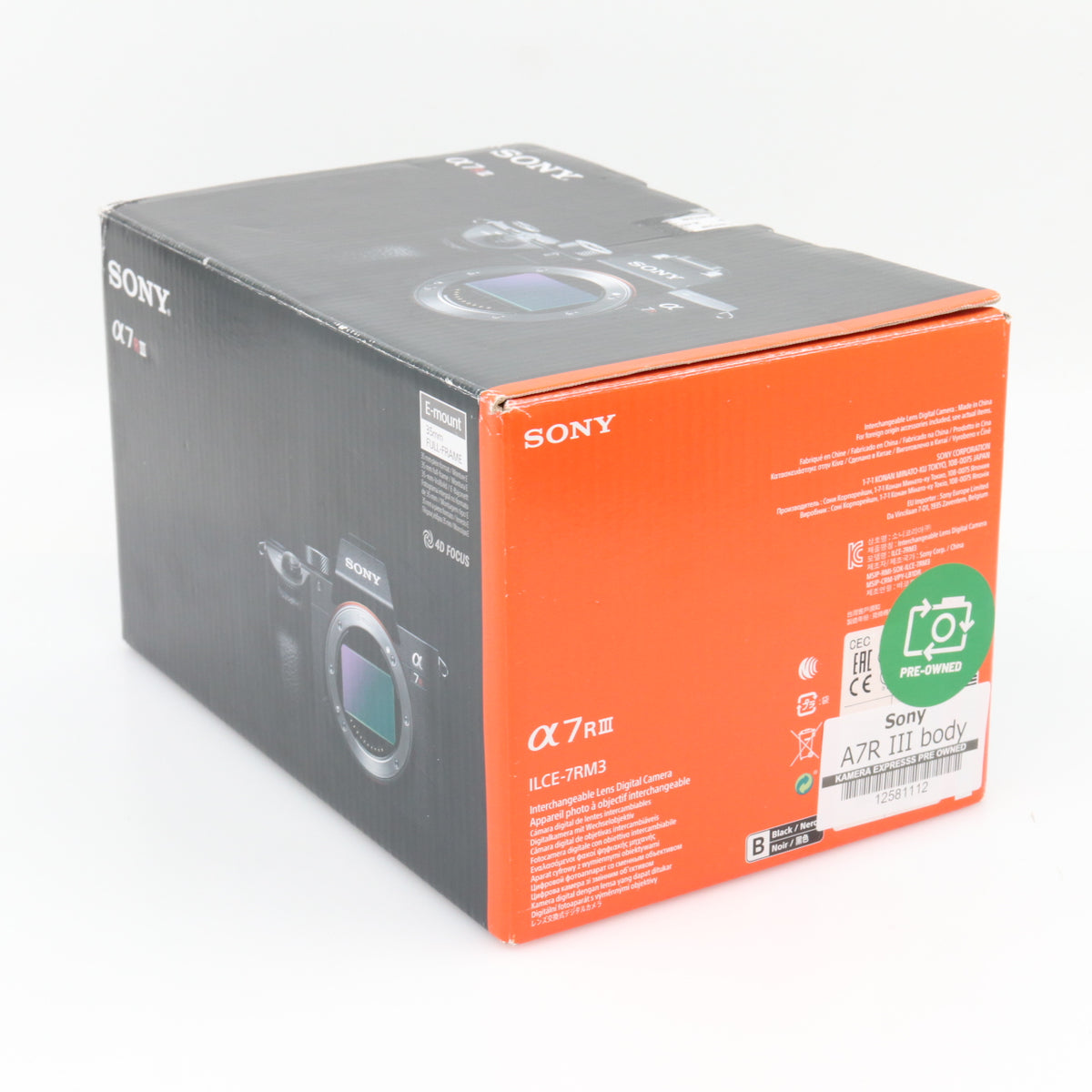 Sony A7R III boîtier occasion
