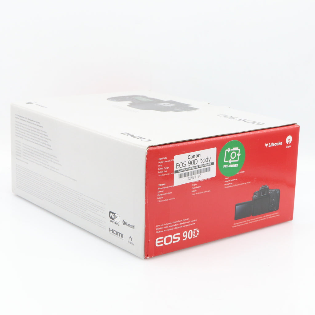 Canon EOS 90D body used