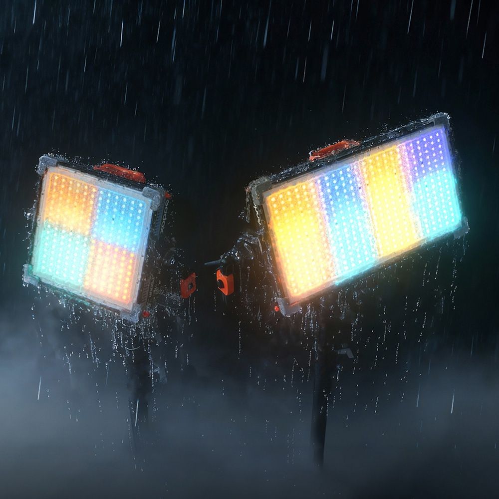 Godox P1200R Hard P8 K1 KNOWLED RGB Panel Light Waterproof met 8 Pixels en Carry Bag