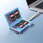 Ulanzi DC01 Estuche portátil para tarjetas de memoria 2 en 1 - Azul