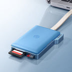 Ulanzi DC01 Estuche portátil para tarjetas de memoria 2 en 1 - Azul