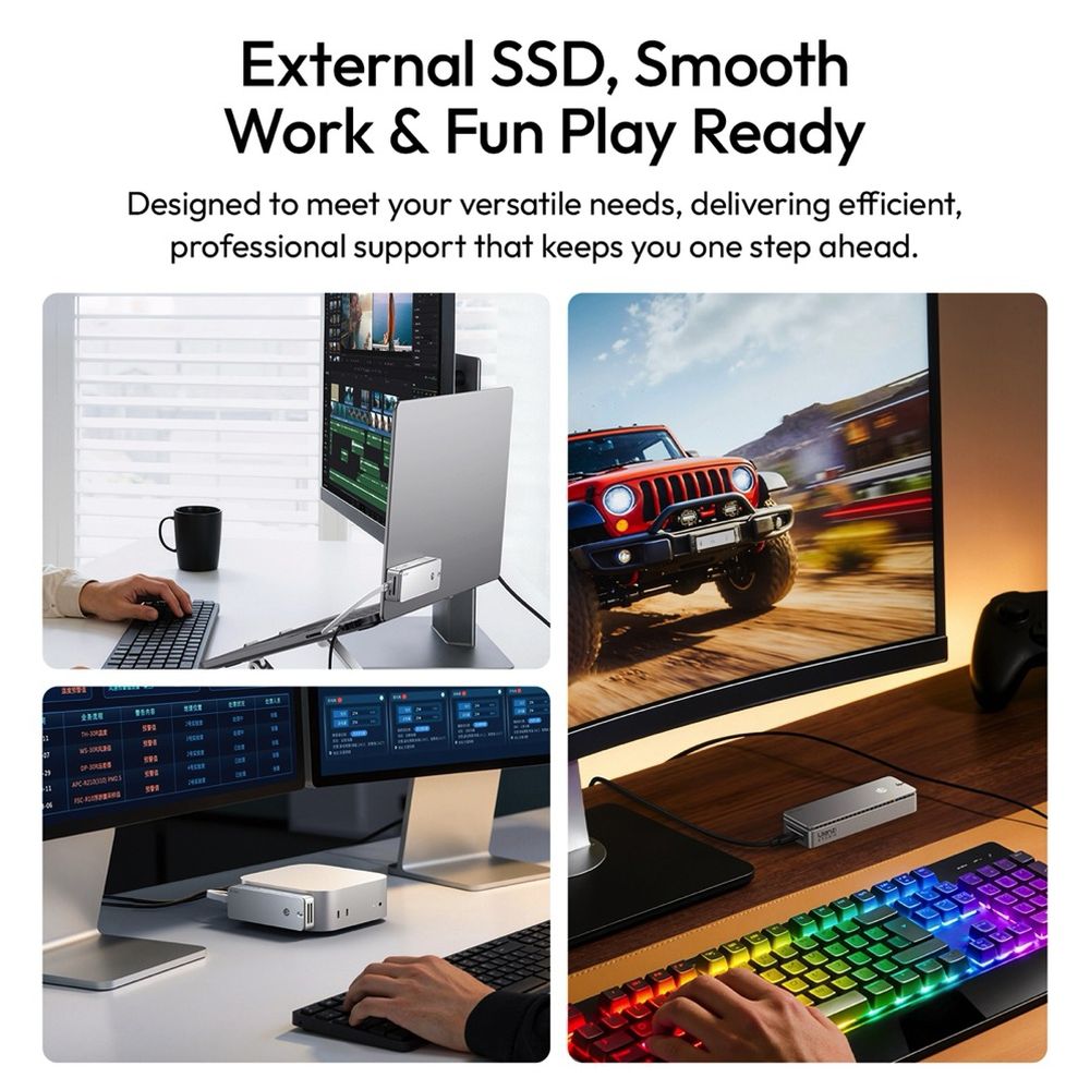 Ulanzi DT580 Caja SSD de 80 Gbps M.2 NVMe