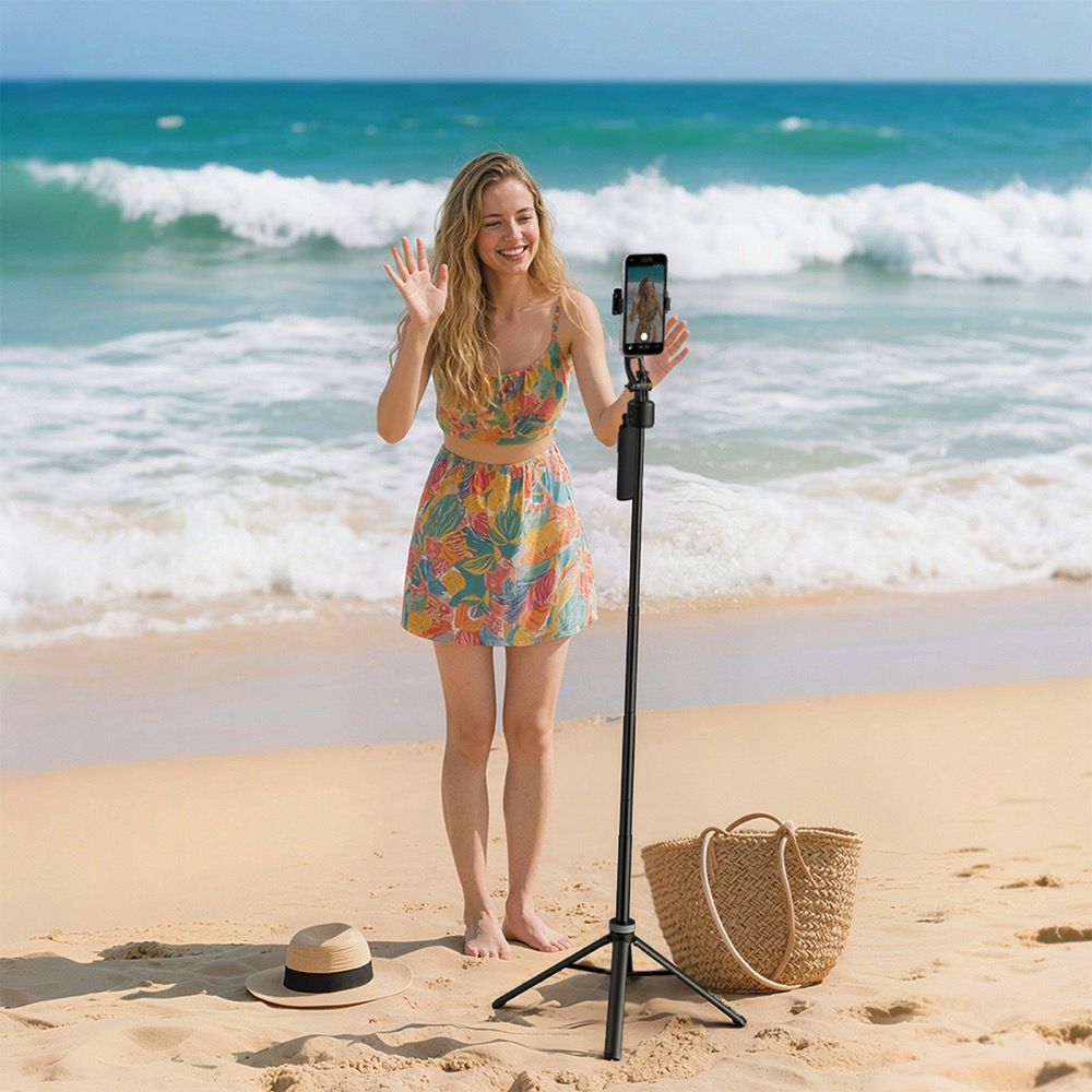Ulanzi TT23 V2 Trípode para selfies con seguimiento automático (versión con pinza para teléfono)