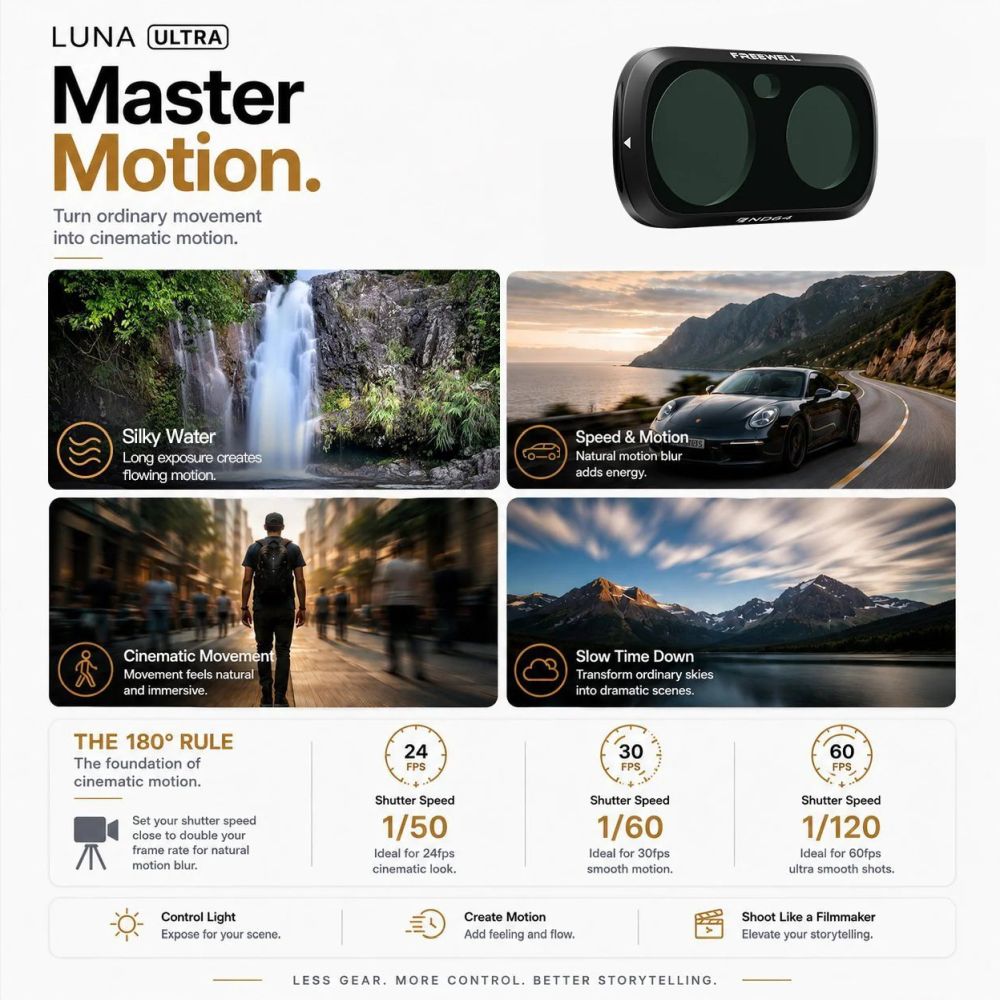 Freewell Insta360 Luna Ultra Filtros - Día estándar - Paquete de 4