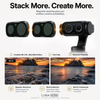 Freewell Insta360 Luna Ultra Filtros - Día estándar - Paquete de 4