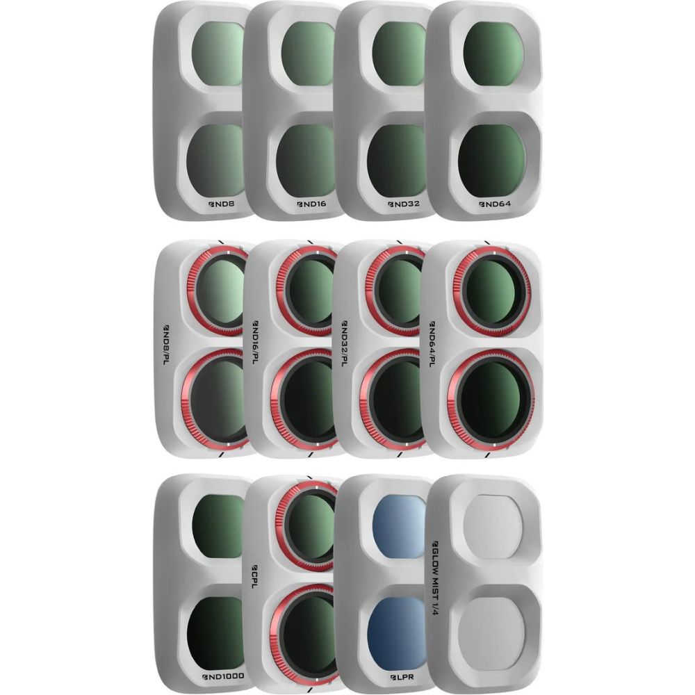Freewell Osmo Pocket 4P Filtros - Mega Kit - Paquete de 12 - Blanco