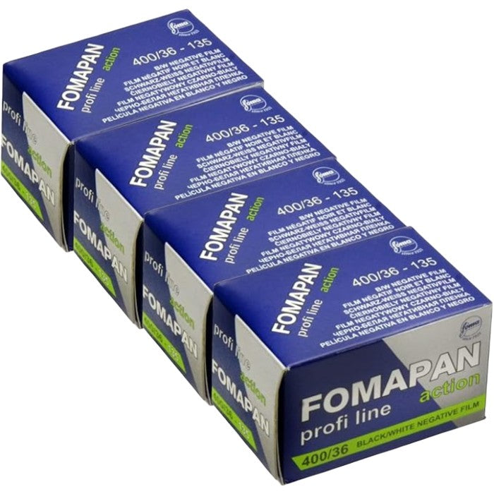 Fomapan Action 400 135/36 caja de película de 4 piezas