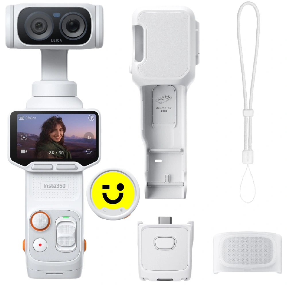 Insta360 Luna Ultra Standard + Mic Pro Sender Bundle - White