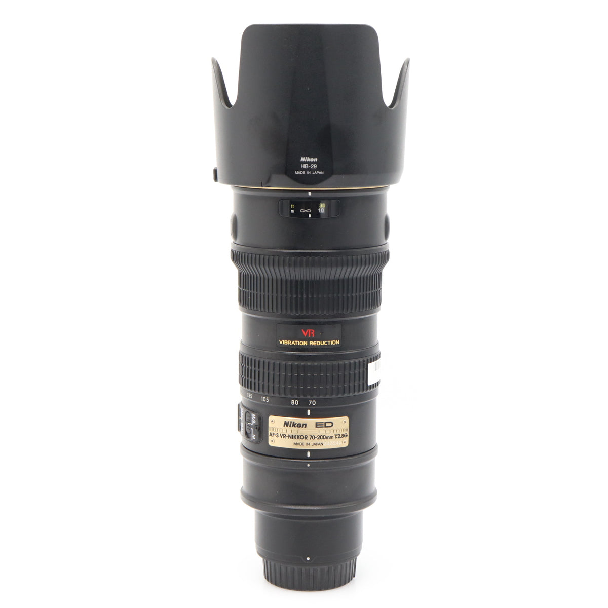 Nikon AF-S 70-200mm F/2.8G ED VR occasion