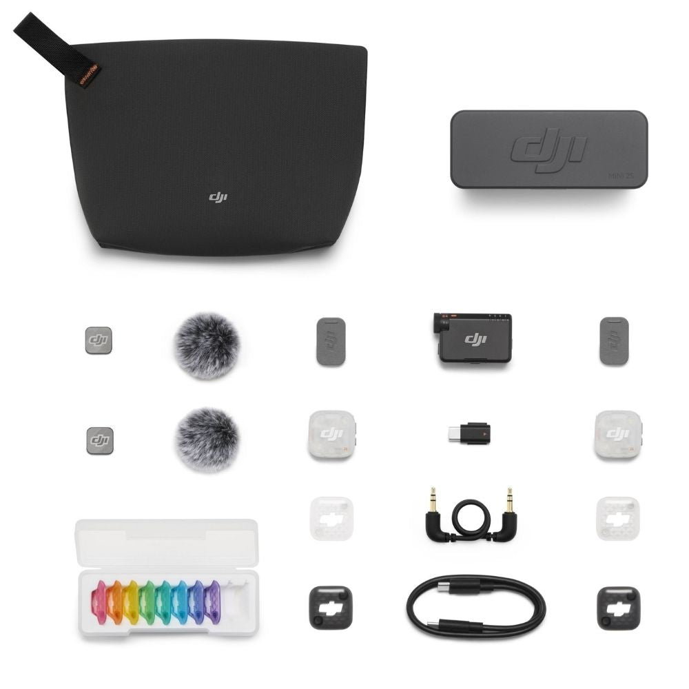 DJI Mic Mini 2S (2 TX + 1 RX + Charging Estuche)