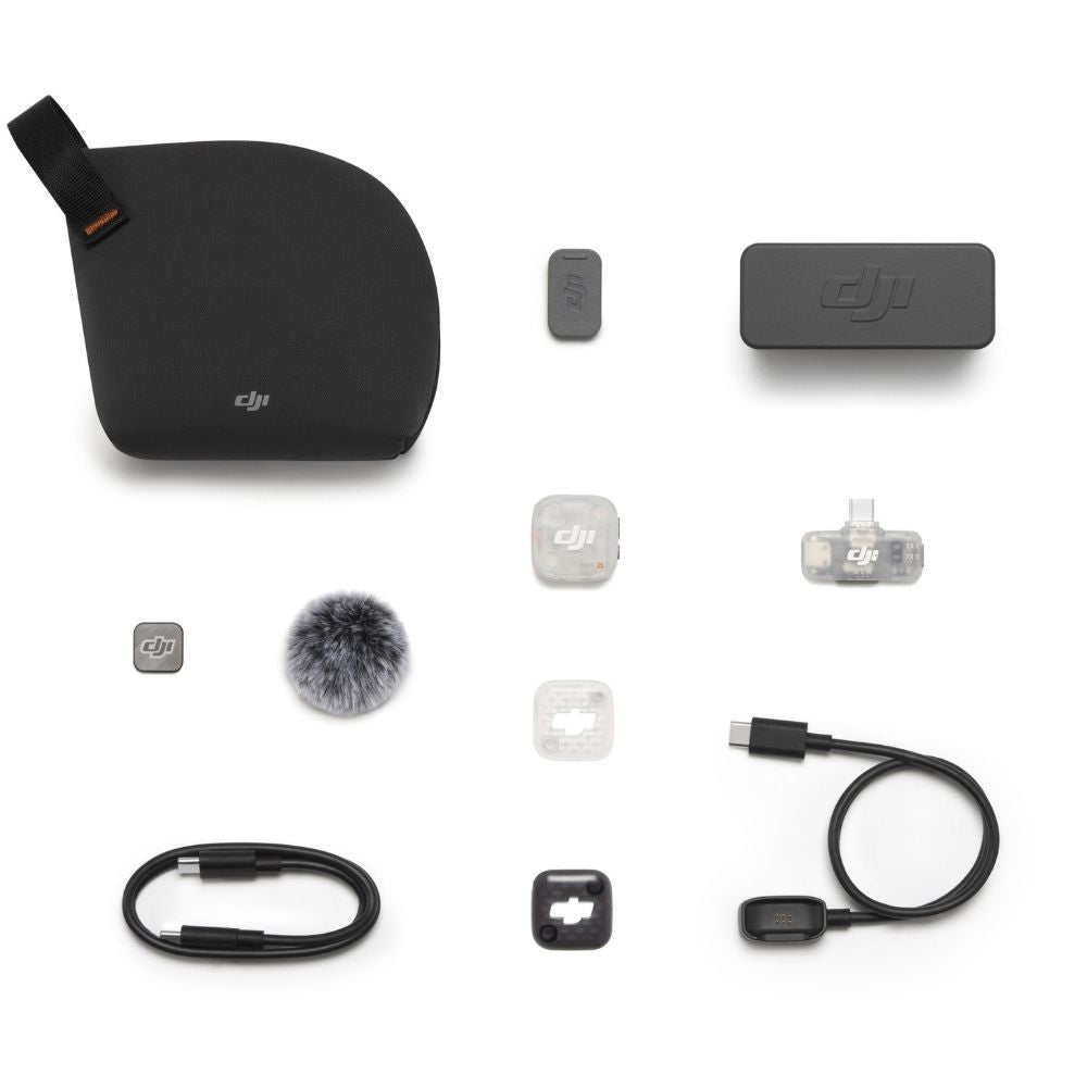 DJI Mic Mini 2S (1 TX + 1 Mobile RX + Charging Estuche)