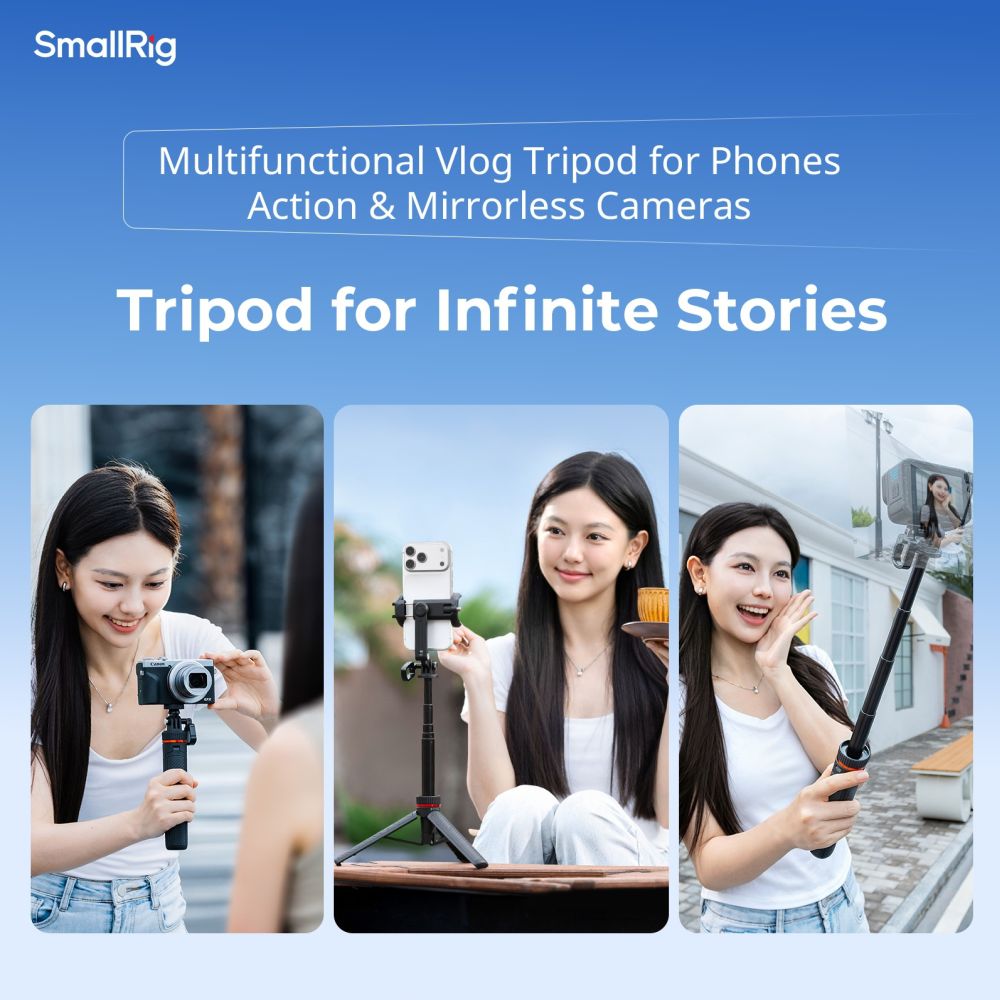 SmallRig 6479 VT-17 3-in-1 Multifunctional Travel Tripod