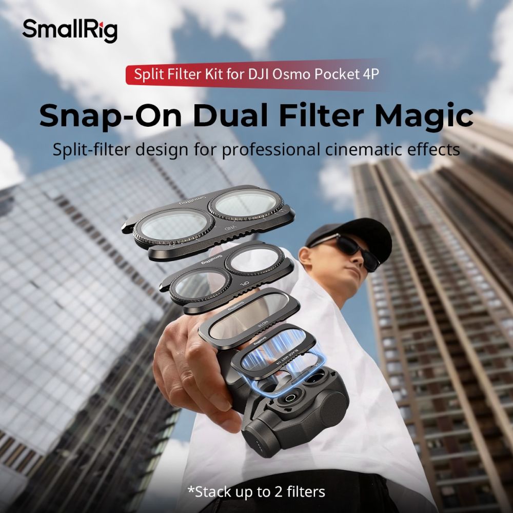 SmallRig 6658 Split Filter Kit voor DJI Osmo Pocket 4P