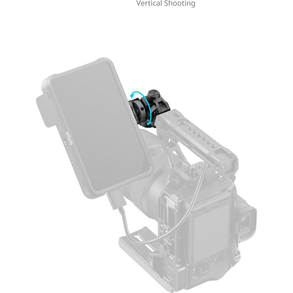 SmallRig 6314 Monitor Support voor Horizontal & Vertical Shooting met ARRI 3/8"-16 Locating Screw